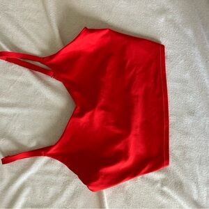 Red Women's Athletic Top